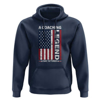 A Coaching Legend Has Retired Hoodie Vintage American Flag - Wonder Print Shop