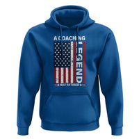 A Coaching Legend Has Retired Hoodie Vintage American Flag - Wonder Print Shop