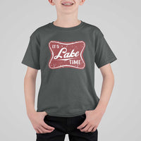 Funny It's Lake Time T Shirt For Kid Lake Life Summer Vacation
