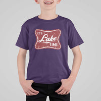 Funny It's Lake Time T Shirt For Kid Lake Life Summer Vacation
