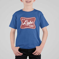 Funny It's Lake Time T Shirt For Kid Lake Life Summer Vacation
