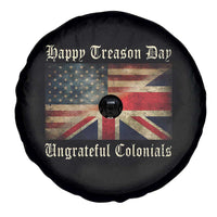 Funny Happy Treason Day Ungrateful Colonials Spare Tire Cover July 4th British Flag - Wonder Print Shop