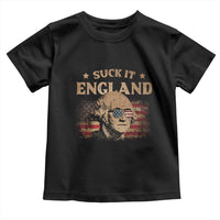 Funny Suck It England Toddler T Shirt 4th of July George Washington 1776 - Wonder Print Shop