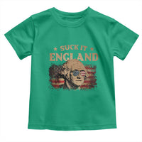 Funny Suck It England Toddler T Shirt 4th of July George Washington 1776 - Wonder Print Shop