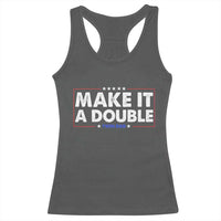 Make It A Double Twin Dad Racerback Tank Top Soon to Be Daddy Funny Father's Day