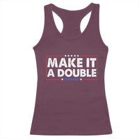 Make It A Double Twin Dad Racerback Tank Top Soon to Be Daddy Funny Father's Day