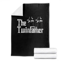 The Twinfather Throw Blanket Funny Dad Of Twins Fathers Day