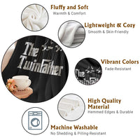 The Twinfather Throw Blanket Funny Dad Of Twins Fathers Day