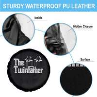 The Twinfather Spare Tire Cover Funny Dad Of Twins Fathers Day