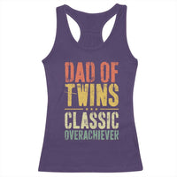 Dad Of Twins Classic Overachiever Racerback Tank Top Proud Twin Father