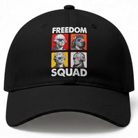 Freedom Squad Founding Fathers Baseball Cap American Revolution 4th of July