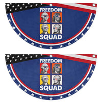 Freedom Squad Founding Fathers Patriotic Fan Flag American Revolution 4th of July