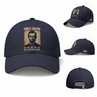 Abraham Lincoln Ford's Theatre Baseball Cap Awful Would Not Recommend Funny US History