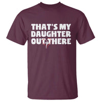 Funny That's My Daughter Out There T Shirt Gymnast Parents Support - Wonder Print Shop