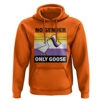 Funny Non Binary Hoodie No Gender Only Goose LGBTQ Enby Flag - Wonder Print Shop