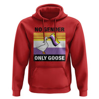 Funny Non Binary Hoodie No Gender Only Goose LGBTQ Enby Flag - Wonder Print Shop