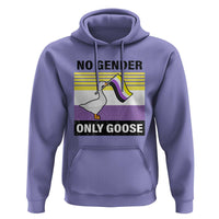 Funny Non Binary Hoodie No Gender Only Goose LGBTQ Enby Flag - Wonder Print Shop