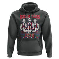 Dream Team of 1776 Funny Basketball 4th of July Founding Fathers Hoodie