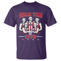 Dream Team of 1776 Funny Basketball 4th of July Founding Fathers T Shirt