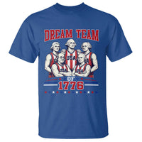 Dream Team of 1776 Funny Basketball 4th of July Founding Fathers T Shirt