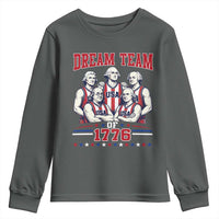 Dream Team of 1776 Funny Basketball 4th of July Founding Fathers Youth Sweatshirt