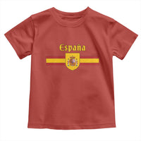 Espana Escudo Retro Spain Coat of Arms and Flag Español Toddler T Shirt