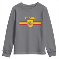 Espana Escudo Retro Spain Coat of Arms and Flag Español Youth Sweatshirt
