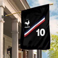 France Football Coq Garden Flag French Flag Stripes Number 10 Athletic Soccer National Pride