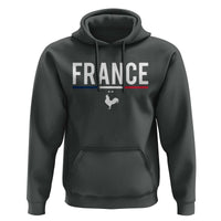France Gallic Rooster Sports Throwback Design Vintage French Flag Hoodie