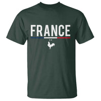 France Gallic Rooster Sports Throwback Design Vintage French Flag T Shirt