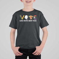 Vote Like Ruth Sent You T Shirt For Kid RBG Feminist Women's Rights - Wonder Print Shop
