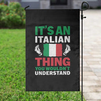 Its An Italian Thing You Wouldnt Understand Garden Flag Che Vuoi Italian Flag - Wonder Print Shop