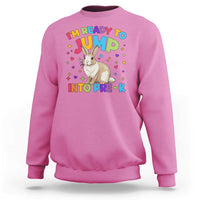 I'm Ready To Jump Into Pre-K Sweatshirt Back To School Rabbit Heart - Wonder Print Shop
