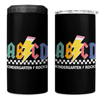 ABCD Kindergarten Rock And Roll 4 in 1 Can Cooler Tumbler Teachers Back To School - Wonder Print Shop