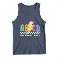 ABCD Kindergarten Rock And Roll Tank Top Teachers Back To School - Wonder Print Shop