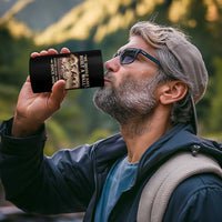 We Should Have Built A Wall Fighting Illegal Immigration Since 1492 4 in 1 Can Cooler Tumbler Native American - Wonder Print Shop