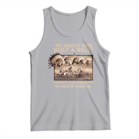 We Should Have Built A Wall Fighting Illegal Immigration Since 1492 Tank Top Native American - Wonder Print Shop