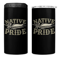 Native Pride 4 in 1 Can Cooler Tumbler Native Indian American Day Indigenous Native American - Wonder Print Shop