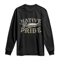 Native Pride Long Sleeve Shirt Native Indian American Day Indigenous Native American - Wonder Print Shop