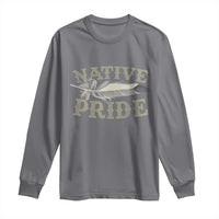 Native Pride Long Sleeve Shirt Native Indian American Day Indigenous Native American - Wonder Print Shop