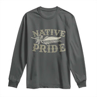 Native Pride Long Sleeve Shirt Native Indian American Day Indigenous Native American - Wonder Print Shop