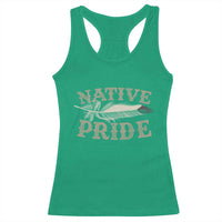 Native Pride Racerback Tank Top Native Indian American Day Indigenous Native American - Wonder Print Shop