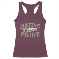 Native Pride Racerback Tank Top Native Indian American Day Indigenous Native American - Wonder Print Shop