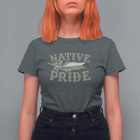 Native Pride T Shirt For Women Native Indian American Day Indigenous Native American - Wonder Print Shop
