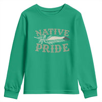 Native Pride Youth Sweatshirt Native Indian American Day Indigenous Native American - Wonder Print Shop
