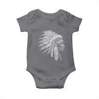 Native American Tribes Baby Onesie Vintage Indian American Chief - Wonder Print Shop