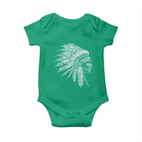 Native American Tribes Baby Onesie Vintage Indian American Chief - Wonder Print Shop