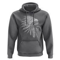 Native American Tribes Hoodie Vintage Indian American Chief - Wonder Print Shop