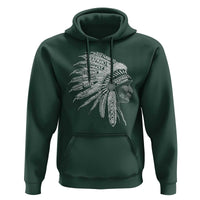 Native American Tribes Hoodie Vintage Indian American Chief - Wonder Print Shop
