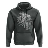 Native American Tribes Hoodie Vintage Indian American Chief - Wonder Print Shop
